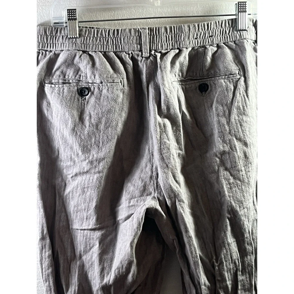 Banana Republic Men's Slim fit Pants 34X32 Linen Blend